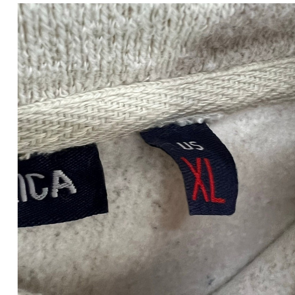 Basix America‎ Wildwood New Jersey Hoodie Sweatshirt XL Beige Beach Coastal NEW - Picture 10 of 13